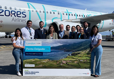 AZORES AIRLINES RESTARTS DIRECT FLIGHTS BETWEEN PONTA DELGADA AND LONDON